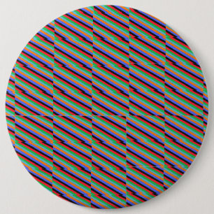 Badge Rond 15,2 Cm Coussin rond