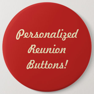 Badge Rond 15,2 Cm Créez Vos Propres Boutons De Réunion Personnalisés