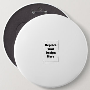 Badge Rond 15,2 Cm Créez votre propre blanc