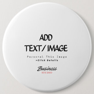 Badge Rond 15,2 Cm Créez Votre Propre Épinglette Personnalisée/