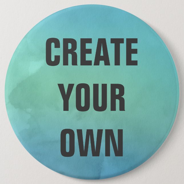 Badge Rond 15,2 Cm Créez votre propre peinture d'aquarelle de (Devant)