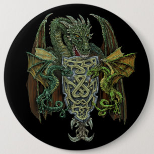 Badge Rond 15,2 Cm Crête de dragon