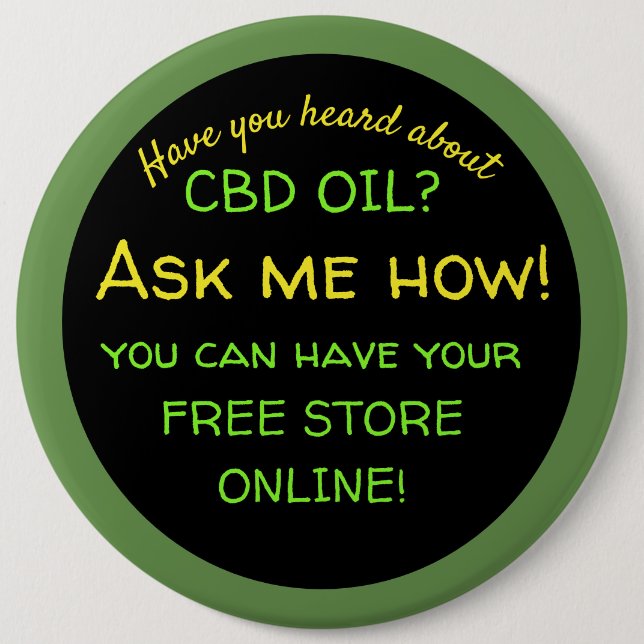 Badge Rond 15,2 Cm CTFO pour distributeurs indépendants (Devant)