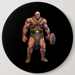 Badge Rond 15,2 Cm Cyclope de mythologie grecque