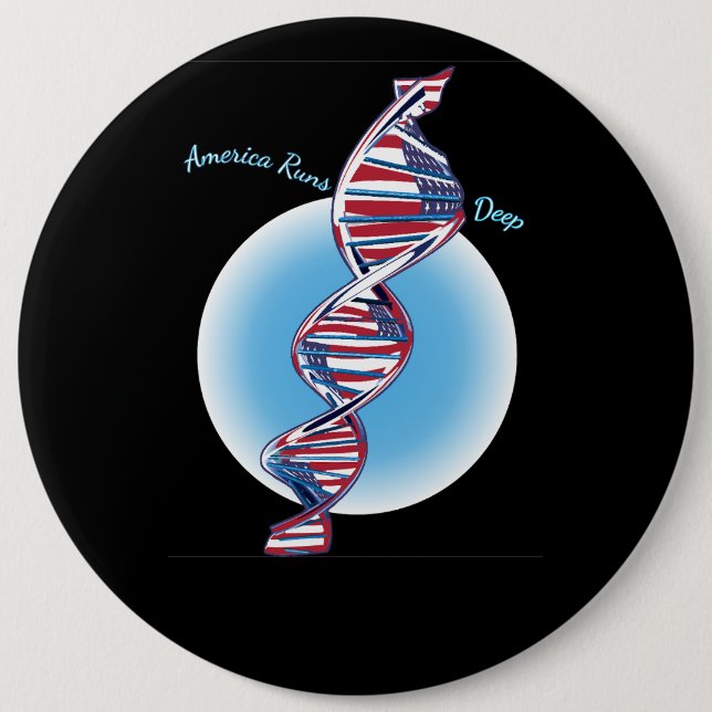 Badge Rond 15,2 Cm Dans notre ADN (Devant)