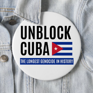 Badge Rond 15,2 Cm Débloquer Cuba