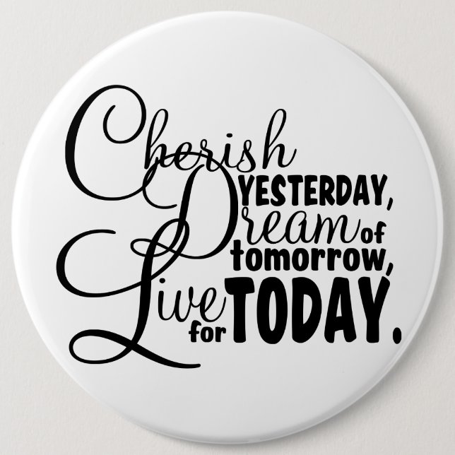 Badge Rond 15,2 Cm Devis (Devant)