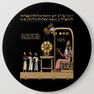 Badge Rond 15,2 Cm Dieux d'Anunnaki
