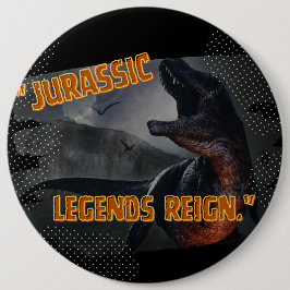 Badge Rond 15,2 Cm dinosaure