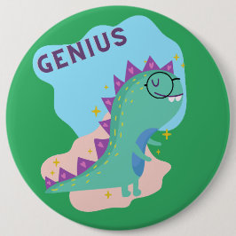 Badge Rond 15,2 Cm dinosaure