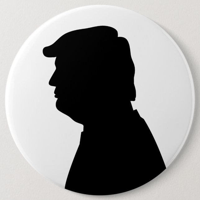 Badge Rond 15,2 Cm Donald Trump Vote 2024 (Devant)