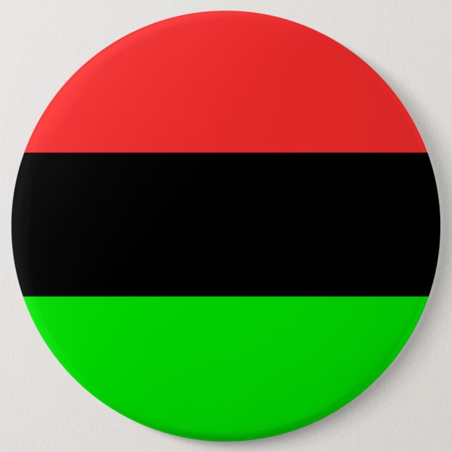 Badge Rond 15,2 Cm Drapeau afro-américain (Devant)