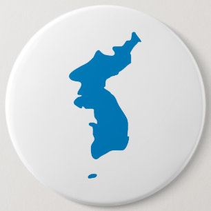 Badge Rond 15,2 Cm Drapeau coréen d'unification