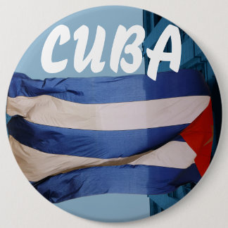 Badge Rond 15,2 Cm Drapeau de Cuba