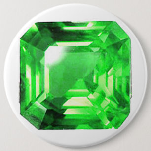 Badge Rond 15,2 Cm Emerald, vert vif