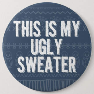 Badge Rond 15,2 Cm Épingle de fête de Noël