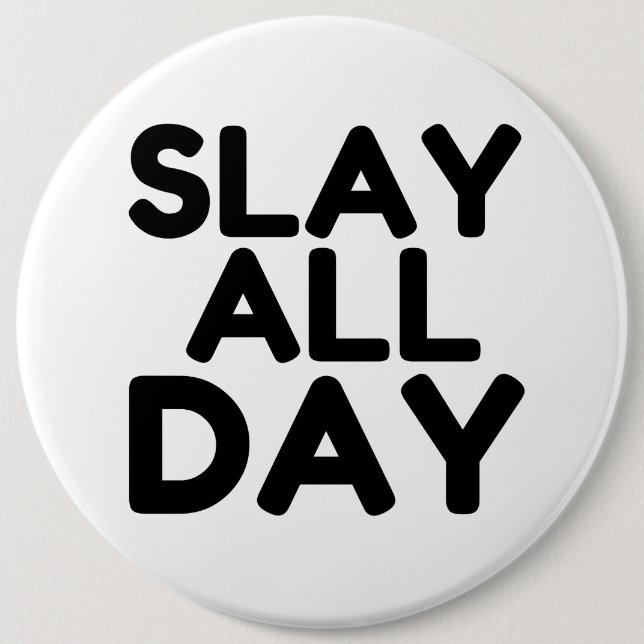 BADGE ROND 15,2 CM ESCLAY TOUTE LA JOURNÉE (Devant)