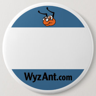 Badge Rond 15,2 Cm Étiquette de nom de tuteur de WyzAnt