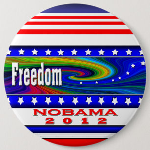 Badge Rond 15,2 Cm Étoiles de liberté