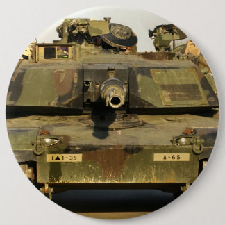 Badge Rond 15,2 Cm Faites mon char de bataille du jour M1A1Abrams