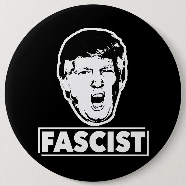 Badge Rond 15,2 Cm fasciste (Devant)