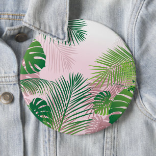 BADGE ROND 15,2 CM FEUILLES 1
