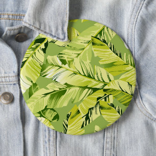 Badge Rond 15,2 Cm Feuilles de bananier 5
