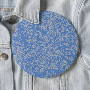 Badge Rond 15,2 Cm Fleurs décoratives 5