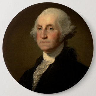 Badge Rond 15,2 Cm George Washington 1er président américain par Stua
