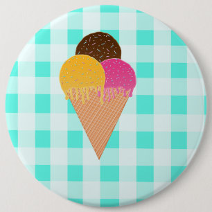 Badge Rond 15,2 Cm glace