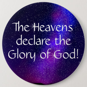Badge Rond 15,2 Cm Gloire de Dieu