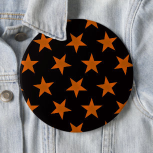 Badge Rond 15,2 Cm Golden Stars Motif 5