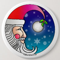 Goupilles, boutons - lune de Père Noël