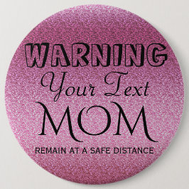 Badge Rond 15,2 Cm Gradier rose