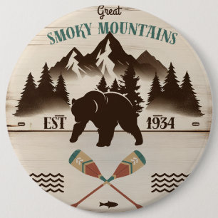 Badge Rond 15,2 Cm Great Smoky Mountains, TN ours