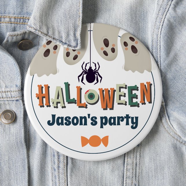 Badge Rond 15,2 Cm Halloween sombre (En situation)