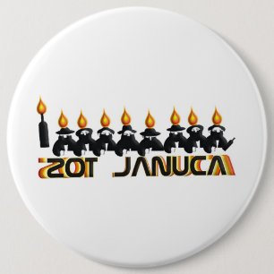 Badge Rond 15,2 Cm Hanoukka