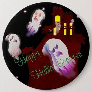Badge Rond 15,2 Cm Happy Hallo- Booween