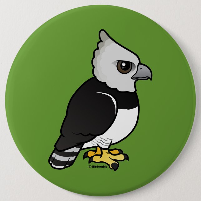 Badge Rond 15,2 Cm Harpie Eagle (Devant)