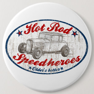 Badge Rond 15,2 Cm Héros de vitesse