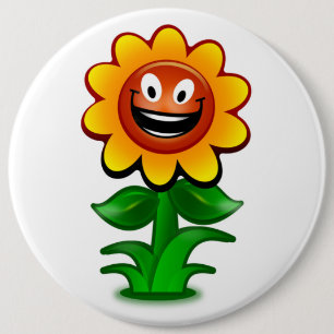 BADGE ROND 15,2 CM HEUREUX SOUFFRE