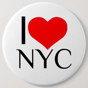 BADGE ROND 15,2 CM I HEART