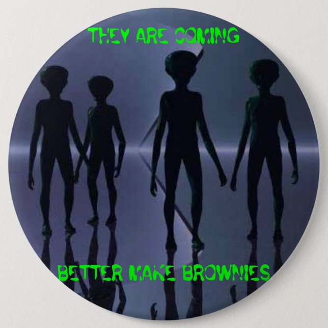 Badge Rond 15,2 Cm ILS VIENNENT -- Bouton (Devant)