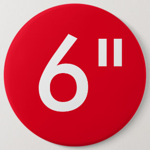 Badge Rond 15,2 Cm Insigne rond colossal 6 pouces personnalisé Modèle
