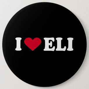 BADGE ROND 15,2 CM J'AIME ELI