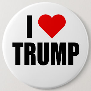 Badge Rond 15,2 Cm "J'AIME L'ATOUT" 6 pouces