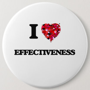 Badge Rond 15,2 Cm J'aime l'EFFICACITÉ