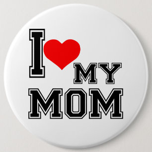 BADGE ROND 15,2 CM J'AIME MA MÈRE