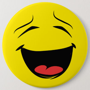 BADGE ROND 15,2 CM JAUNE