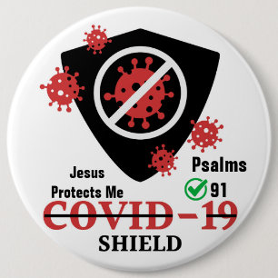 Badge Rond 15,2 Cm Jésus - Bouton rond